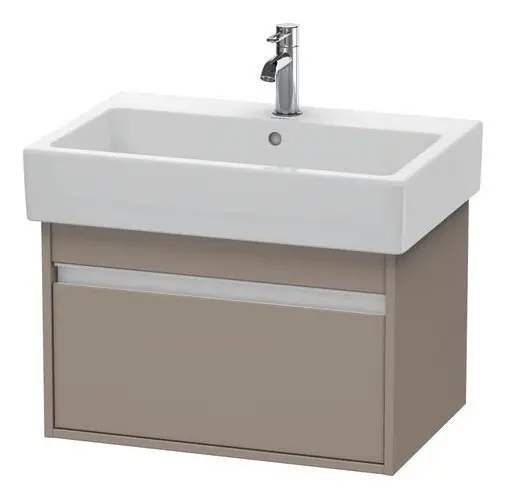 Duravit Ketho Waschtischunterschrank für 045470 mit 1 Auszug 650 x 410 x 440 mm - Basalt Matt Markenware