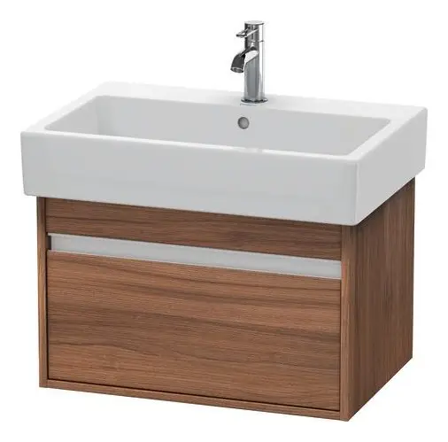 Preisreduziert Duravit Ketho Waschtischunterschrank für 045470 mit 1 Auszug 650 x 410 x 440 mm - Nussbaum Matt