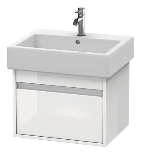 Duravit Ketho Waschtischunterschrank für 045460 mit 1 Auszug 550 x 410 x 440 mm - Weiß Hochglanz Sonderangebot