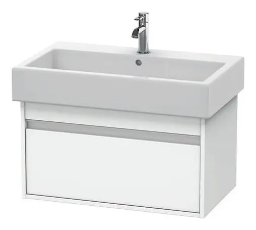 Duravit Ketho Waschtischunterschrank für 045480 mit 1 Auszug 750 x 410 x 440 mm - Weiß Matt Solange Der Vorrat Reicht