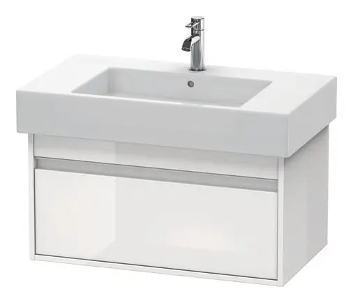Saisonangebot Duravit Ketho Waschtischunterschrank für 032985 mit 1 Auszug 800 x 410 x 455 mm - Weiß Hochglanz