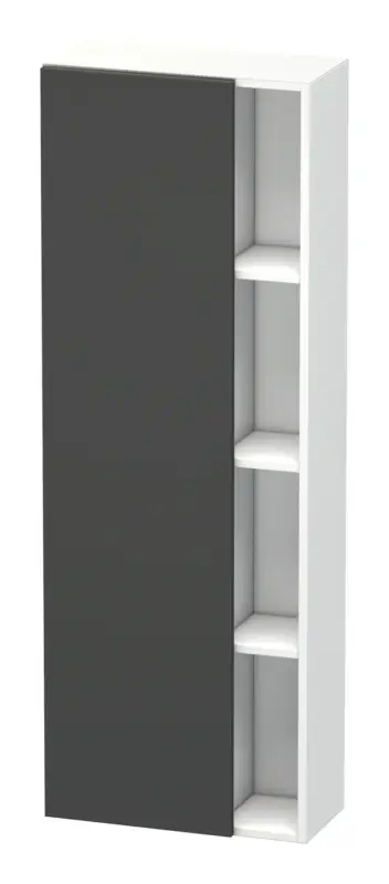 Duravit DuraStyle Hochschrank mit 1 Tür Anschlag links 500 x 240 x 1400 mm - Graphit Matt / Weiß Matt Sonderangebot