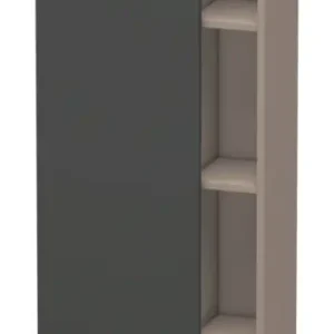 Duravit DuraStyle Hochschrank mit 1 Tür Anschlag links 500 x 240 x 1400 mm - Graphit Matt / Basalt Matt Kracherpreis
