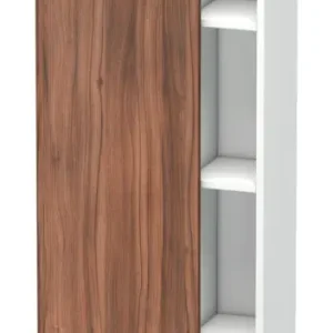 Markenprodukt Duravit DuraStyle Hochschrank mit 1 Tür Anschlag links 500 x 240 x 1400 mm - Nussbaum Matt / Weiß Matt