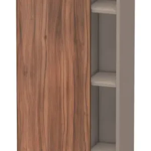 Abverkauf Duravit DuraStyle Hochschrank mit 1 Tür Anschlag links 500 x 240 x 1400 mm - Nussbum Matt / Basalt Matt