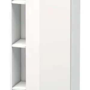 Schneller Versand Duravit DuraStyle Hochschrank mit 1 Tür Anschlag rechts 500 x 240 x 1400 mm - Weiß Hochglanz / Weiß Matt