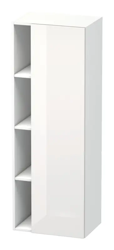 Duravit DuraStyle Hochschrank mit 1 Tür Anschlag rechts 500 x 360 x 1400 mm - Weiß Hochglanz / Weiß Matt Rabatt
