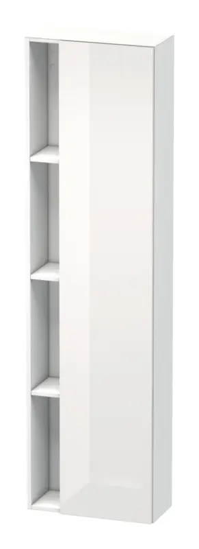 Preisknaller Duravit DuraStyle Hochschrank mit 1 Tür Anschlag rechts 500 x 240 x 1800 mm - Weiß Hochglanz / Weiß Matt