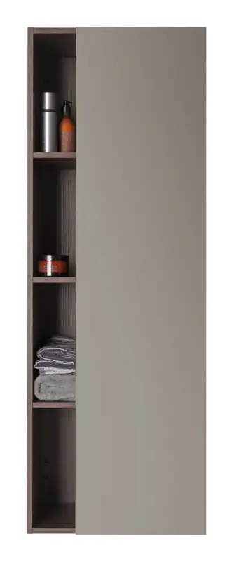 Duravit DuraStyle Hochschrank mit 1 Tür Anschlag rechts 500 x 240 x 1800 mm - Basalt Matt Neu