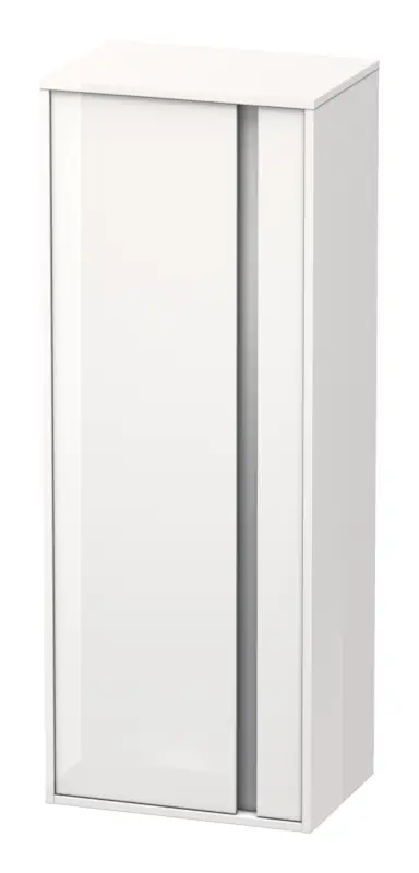 Duravit Ketho Hochschrank mit 1 Tür Anschlag links 500 x 360 x 1320 mm - Weiß Hochglanz Echt
