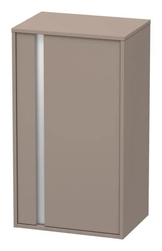 Duravit Ketho Halbhochschrank mit 1 Tür Anschlag rechts 500 x 360 x 880 mm - Basalt Matt Top-Seller