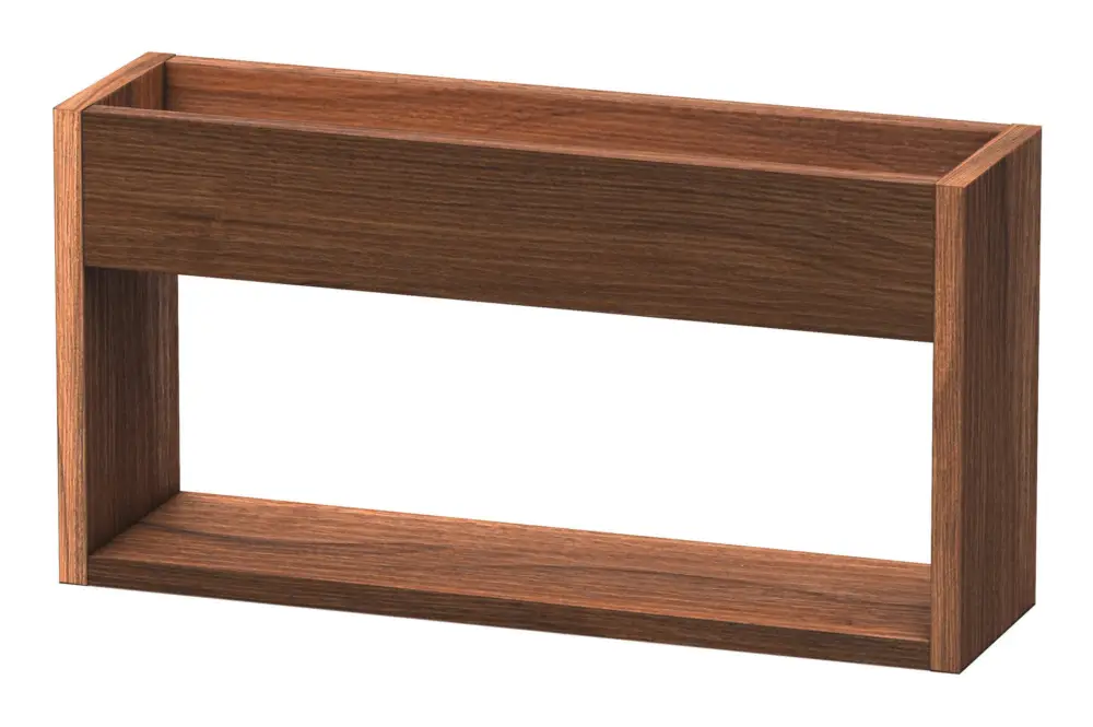 Abverkauf Duravit Ketho Wandregal 500 x 240 x 135 mm - Nussbaum Matt