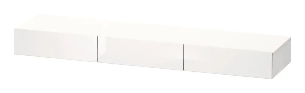 Preisreduziert Duravit DuraStyle Schubkastenablage mit 3 Auszügen 1800 x 182 x 440 mm - Basalt Matt / Weiß Matt