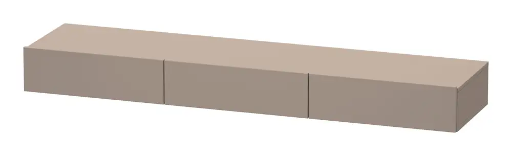 Duravit DuraStyle Schubkastenablage mit 3 Auszügen 1800 x 182 x 440 mm - Basalt Matt Must-Have