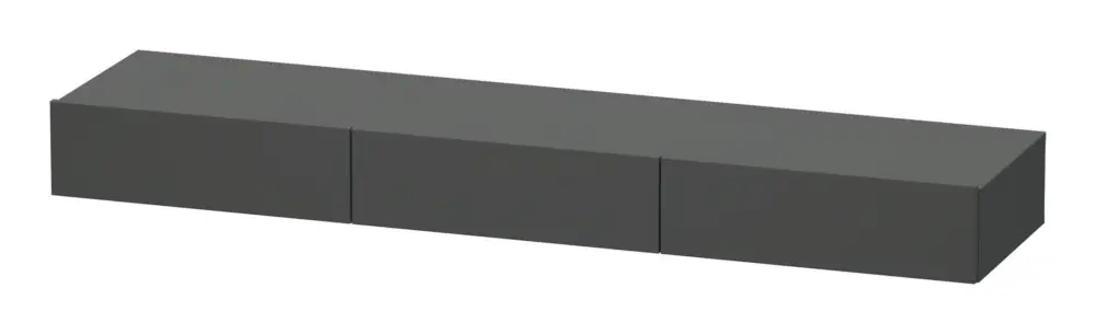 Preisknaller Duravit DuraStyle Schubkastenablage mit 3 Auszügen 1800 x 182 x 440 mm - Graphit Matt