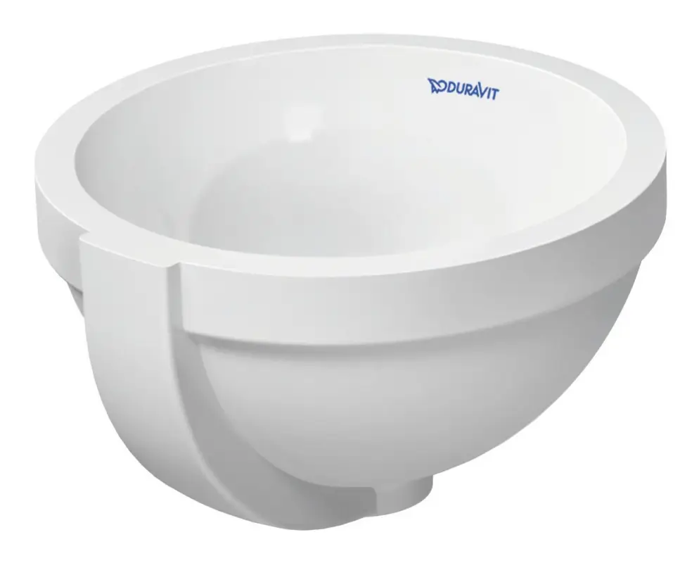 Duravit Architec Einbauwaschtisch ohne Hahnloch mit Überlauf 320 x 320 mm - Weiß Direkt Vom Hersteller