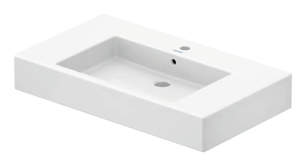 Duravit Vero Möbelwaschtisch mit Hahnloch mit Überlauf 850 x x 490 mm - Weiß Zertifiziert