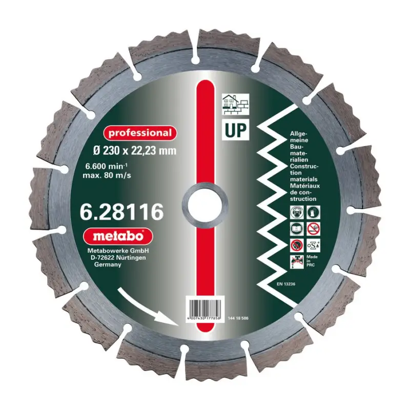 Metabo Diamant-Trennscheibe 350 x 3,2 x 20 / 25,4 mm professional UP Universal Expressversand