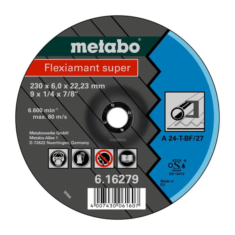 Neue Kollektion Metabo Flexiamant super 150 x 6 x 22,23 Stahl Schruppscheibe gekröpfte Ausführung(Verpackungseinheit: 25Stück)