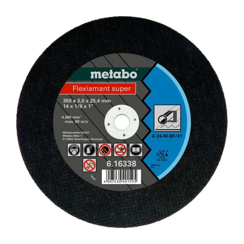 Angebot Metabo Flexiamant super 400 x 3 x 25,4 Stahl Trennscheibe gerade Ausführung(Verpackungseinheit: 10Stück)