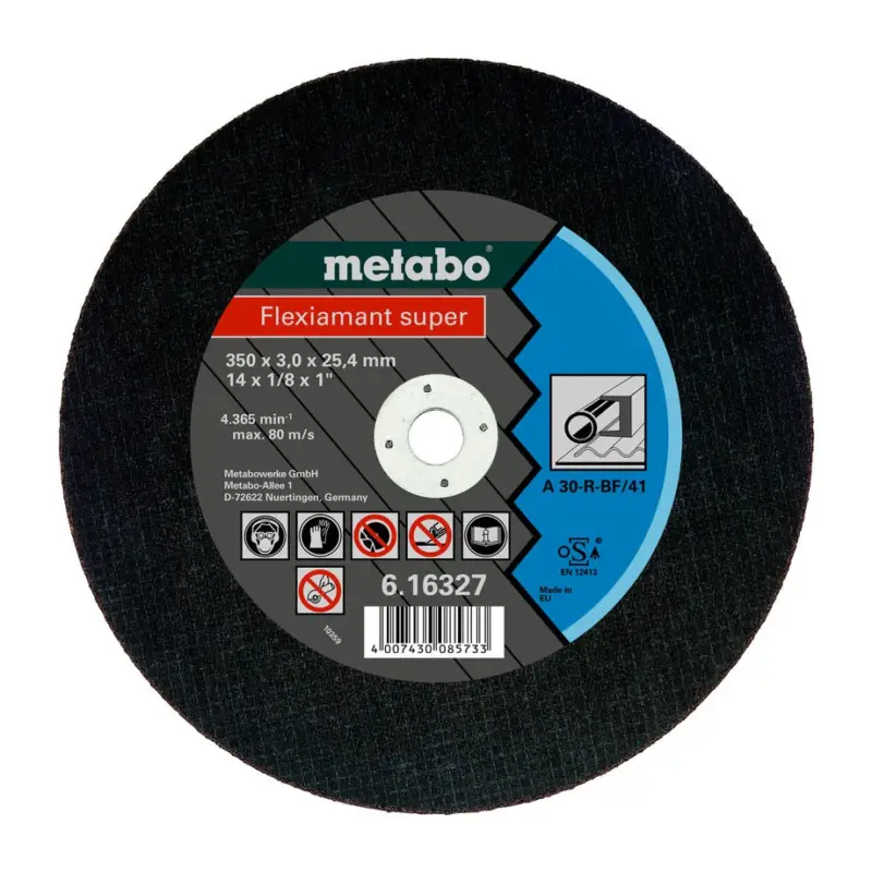 Metabo Flexiamant super 300 x 2,5 x 25,4 Stahl Trennscheibe gerade Ausführung(Verpackungseinheit: 10Stück) Billig