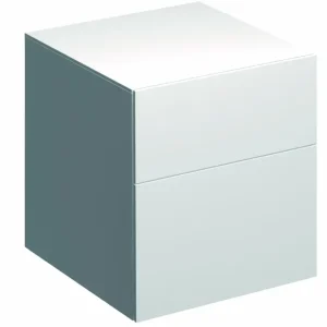 Finale Aktion Geberit Schubladenfront Weiß zu Schrank 807045