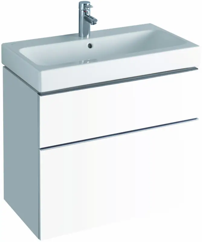 Billig Geberit Schubladenfront Alpin matt zu iCon Waschtischunterschrank 841375