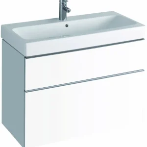 Echt Geberit Schubladenfront Alpin matt zu iCon Waschtischunterschrank 841390