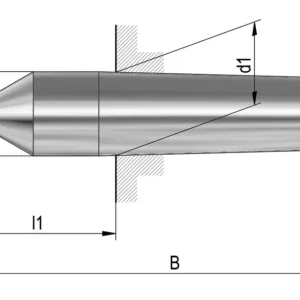 Top-Seller Röhm Körnerspitze fest MK 3