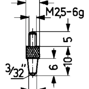 Preiswert Käfer Messeinsatz Stahl Abbildung 21 / 3 mm