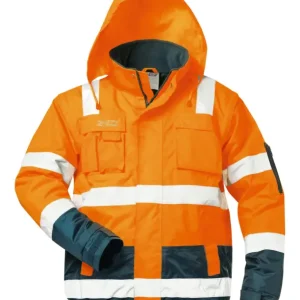 Safestyle Warnpilotenjacke Jonas Größe S orange / blau Neu Im Sortiment