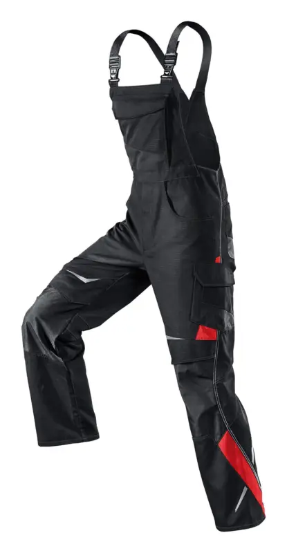 Preiswert Kübler Latzhose Pulsschlag schwarz / rot Größe 106