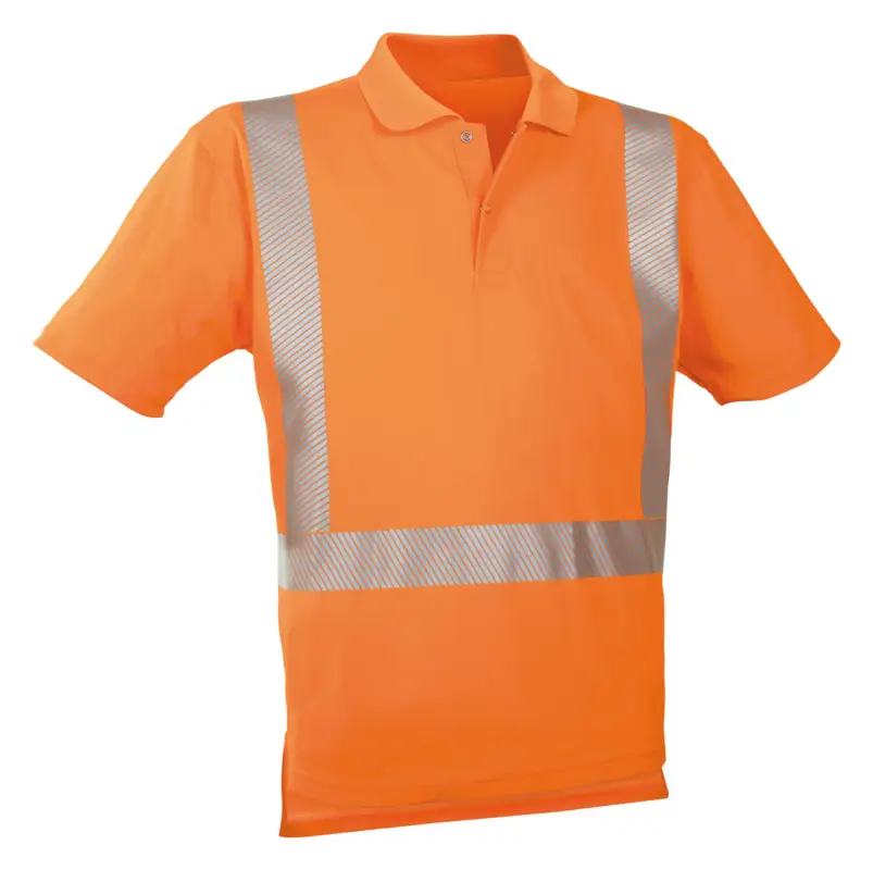 Preisknaller Watex Warn-Polo-Shirt leuchtorange Größe S