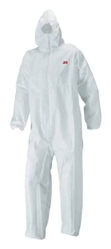 Neue Kollektion 3M Schutzanzug 4520 weiß / grün Typ 5/6 Größe 4XL