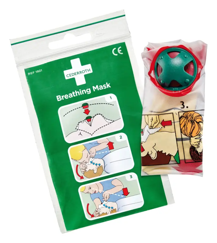 Cederroth Beatmungsmaske mit Rückschlagventil Markenprodukt