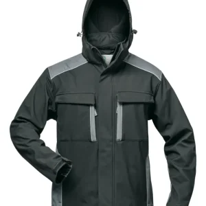 Bestpreis Elysee Jacke Posen Softshell Größe XL schwarz / grau