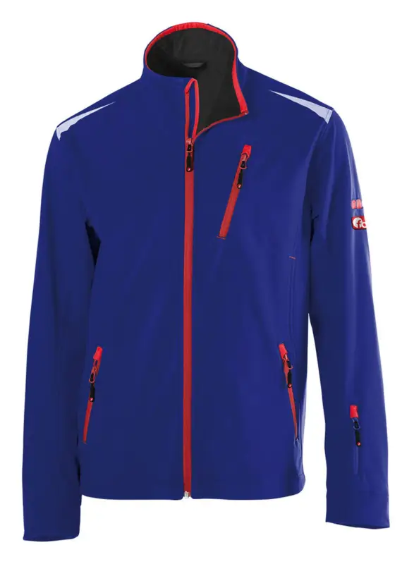 Finale Aktion Fortis Herren-Softshelljacke twenty-four, blau/rot, Größe S