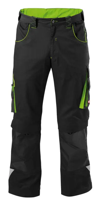 Fortis Herren-Bundhose twenty-four, schwarz/hellgrün, Größe 94 Expressversand