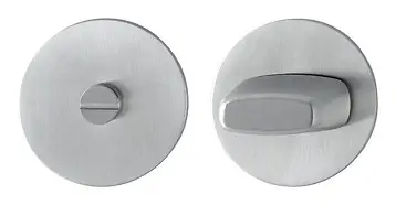 Hoppe SchnellstiftPlus-Edelstahl-Flachrosetten-Paar E849NS mit Schlitzkopf/Olive für Bad/WC-Türen - matt(Verpackungseinheit: 1Paar) Jetzt Kaufen