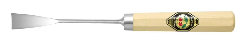 Sichere Zahlung Kirschen Blumeneisen 8 mm mit kurzem Weißbuchenheft achtkant, gerades Flacheisen , Stich 4