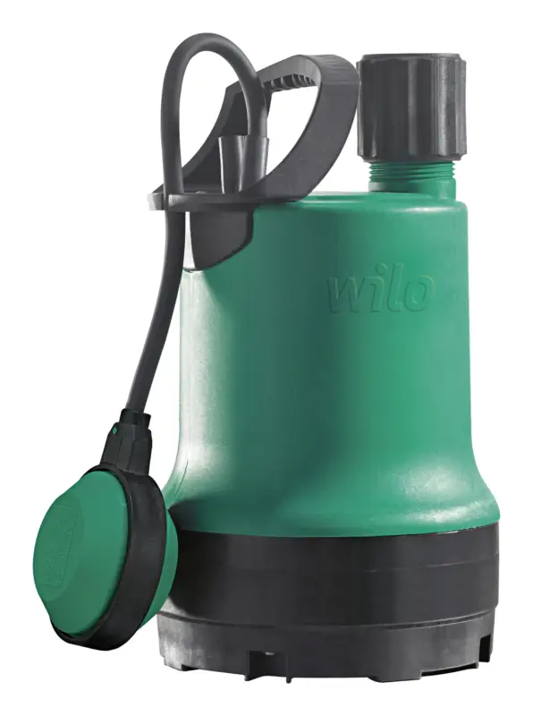 WILO Schmutzwasser-Tauchmotorpumpe Drain TMR 32/8-10M, 230 V, 50 Hz, 10 bar Nennstrom 1,8 A Zertifiziert