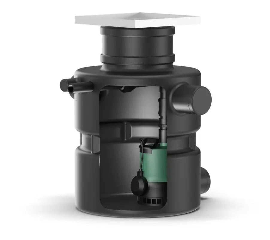 WILO Schmutzwasserhebeanlage DrainLift Box 32/11D, 230 V, 50 Hz, 10 bar Nennstrom 3,6 A Online Kaufen