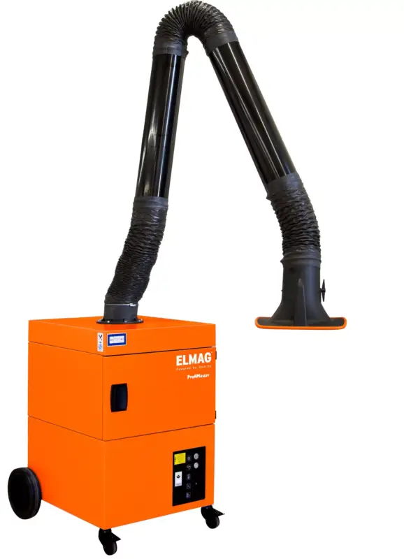 Absauganlage, fahrbar, Profi-Master Absaugarm Ø 150mm/2m in Rohrausführung, Absaugl. mit Arm max. 1.100 m³/h ~ 1,1 kW ~ 3x400 V(Type 60 650 103) Meistverkauft
