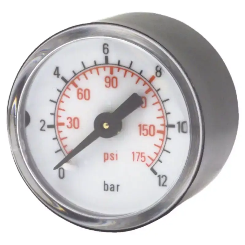Zertifiziert Druckmanometer 0-16 bar Ø 63 mm, Ø 1/4' Außengewinde hinten1 Stk. Packung - SB