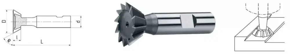 Jetzt Kaufen HSS Co5 Winkel-Stirnfräser DIN 1835B Ø 25,0 x 11,0 mm, 70°