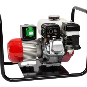 Aktuell Benzin-Hochfrequenz Umformer Modell HFUM 1,5kVA,HONDA-Benzinmotor GX160 auf 42V/200Hz, Strom 21A,thermischer Überlatzschutz (ohne Rüttelflasche)