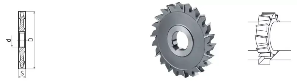 HSS Co5-Scheibenfräser DIN 885A Ø 50 x 5 x 16, feingezahnt Wochenendangebot