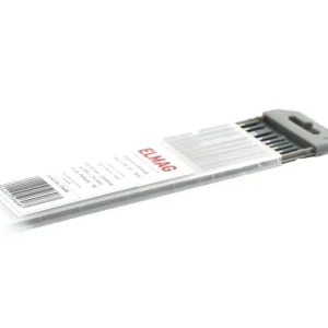 Abverkauf Wolfram-Elektrode Type 'E-WC 20', 'grau' 2,4 x 175 mm - Universal, W 98% + 2% CeO2 10 Stk. Packung - SB