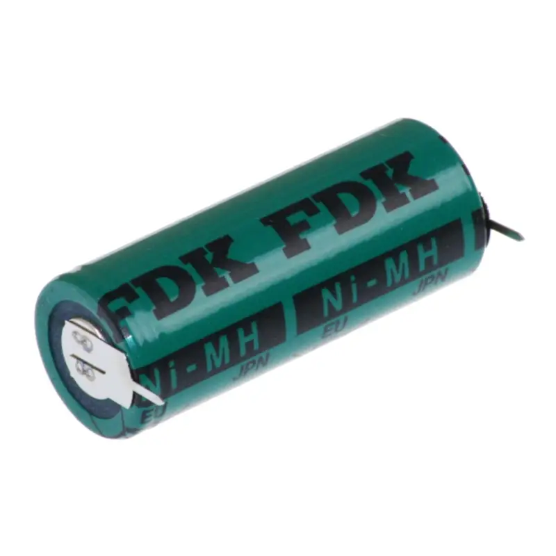 Markenprodukt FDK / Sanyo Akku 1,2 V 2150 mAh4/5 A ZelleNiMh 17 mm x 43 mm PrintPin1 +/+