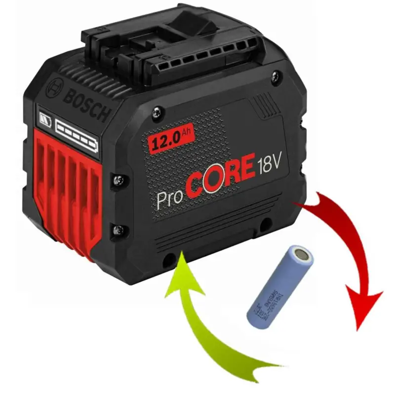 Reparatur Zellentausch Bosch Professional Akku GBA 12,0 Ah ProCORE 18 V Letzte Chance